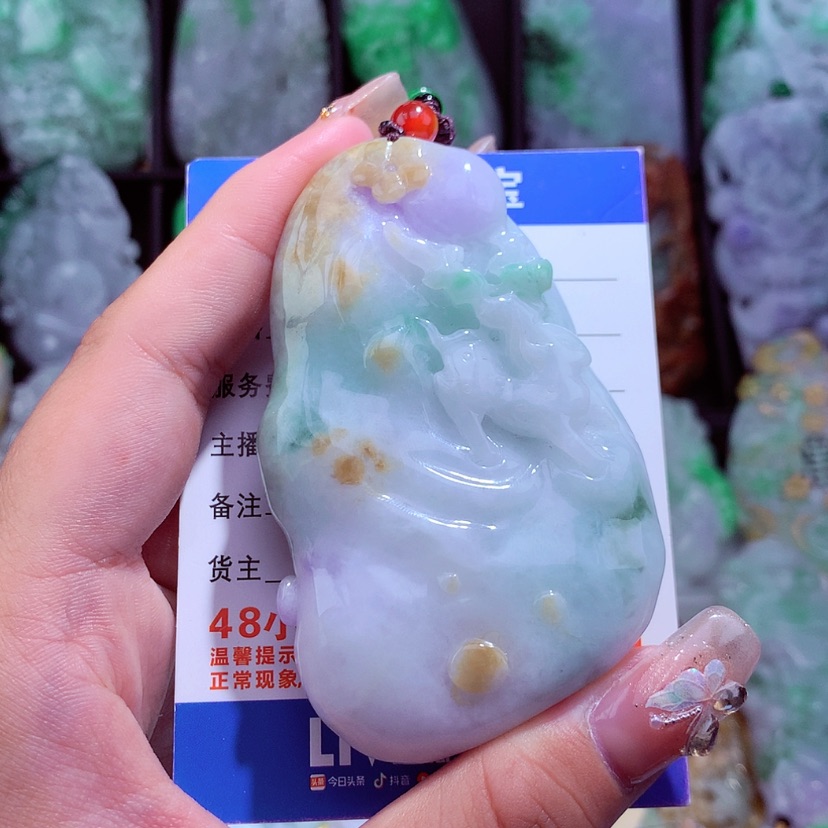 【闪购商品】翡翠颈饰未镶嵌挂件