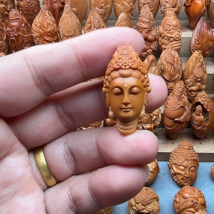 橄榄核吊坠19观音