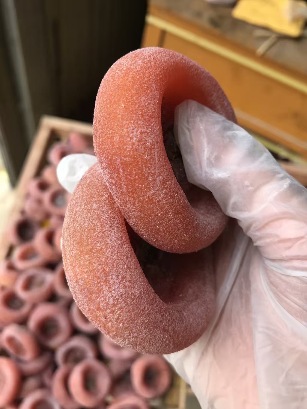 广西桂林农家霜降流心柿饼自然晾晒独立装软糯香甜