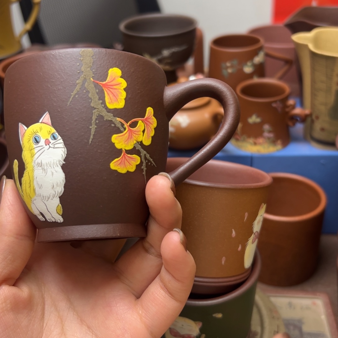 紫砂茶杯紫砂主人杯