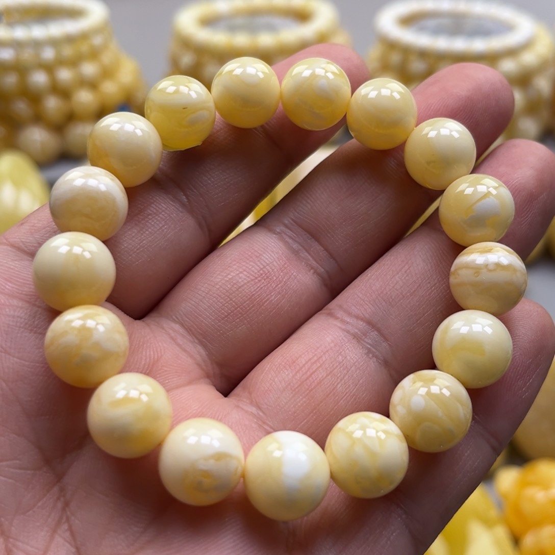 未镶嵌琥珀手链手串