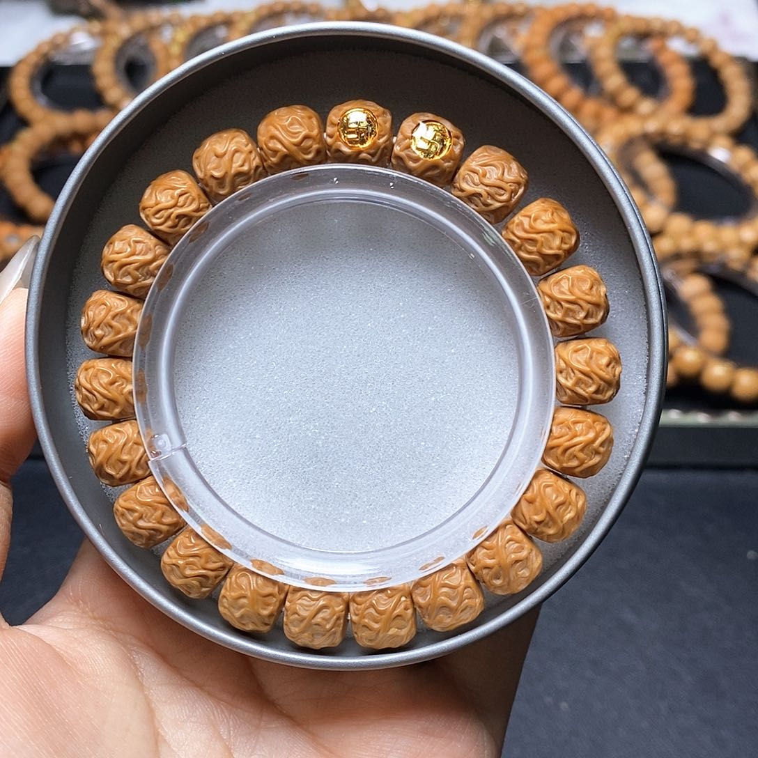 猴头核桃手串双标虎须尺寸10左右全品单号62号