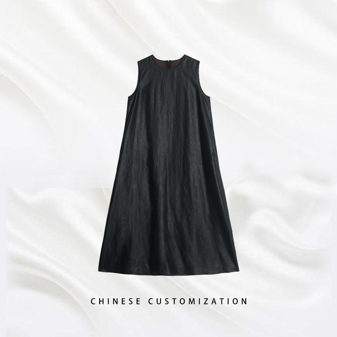 【封神小黑裙】奥黛丽赫本风 满分丝轻盈有骨 新中式连衣裙25QY565