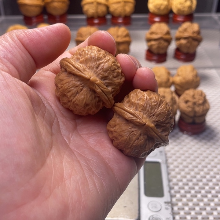 文玩核桃把件20粗筋大铁锤