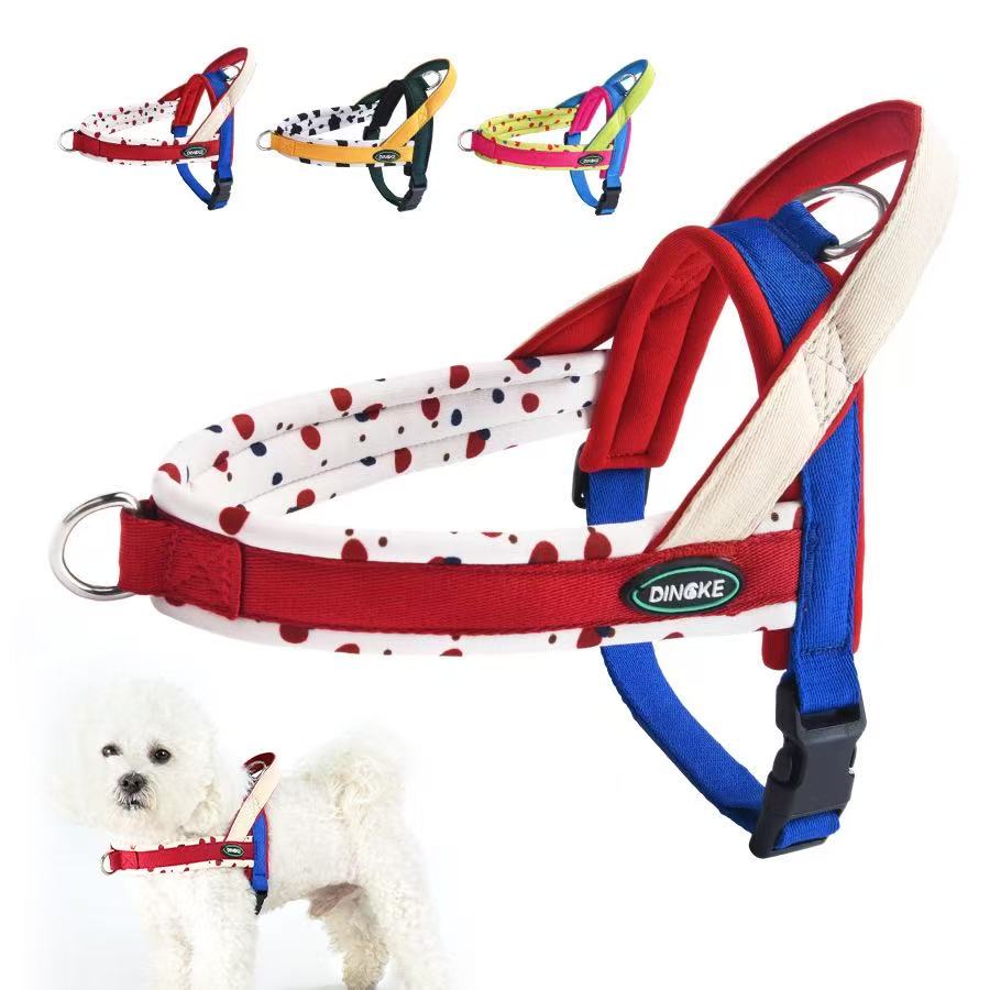 中小型犬外出专用防爆冲马鞍式宠物胸背带