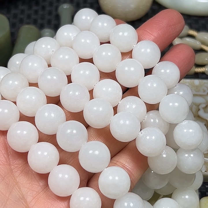 吊坠白玉菩提精选商品一物一图