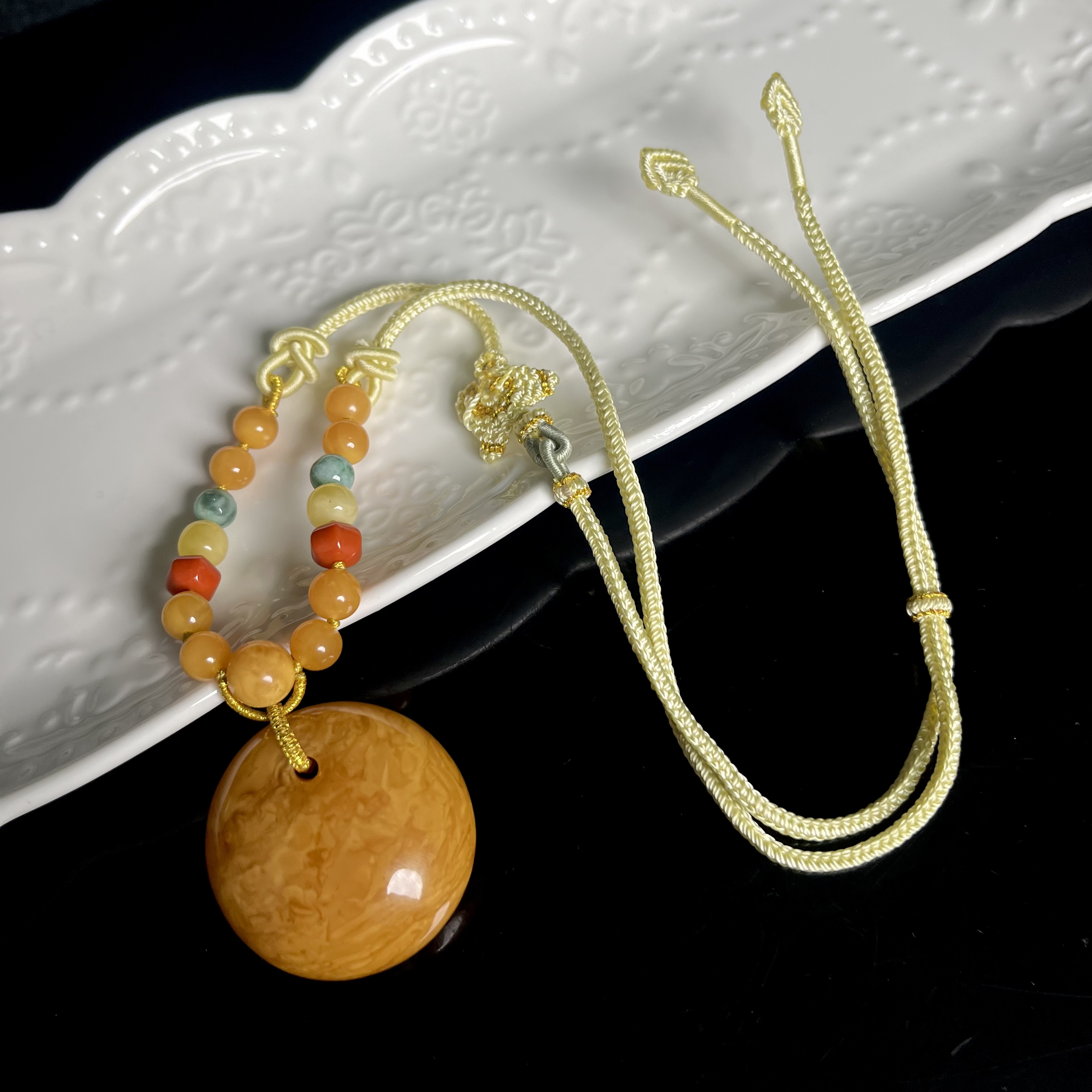 【大鱼甄选】妖孽纹老花蜡公主扣 JNN67多样性发其一