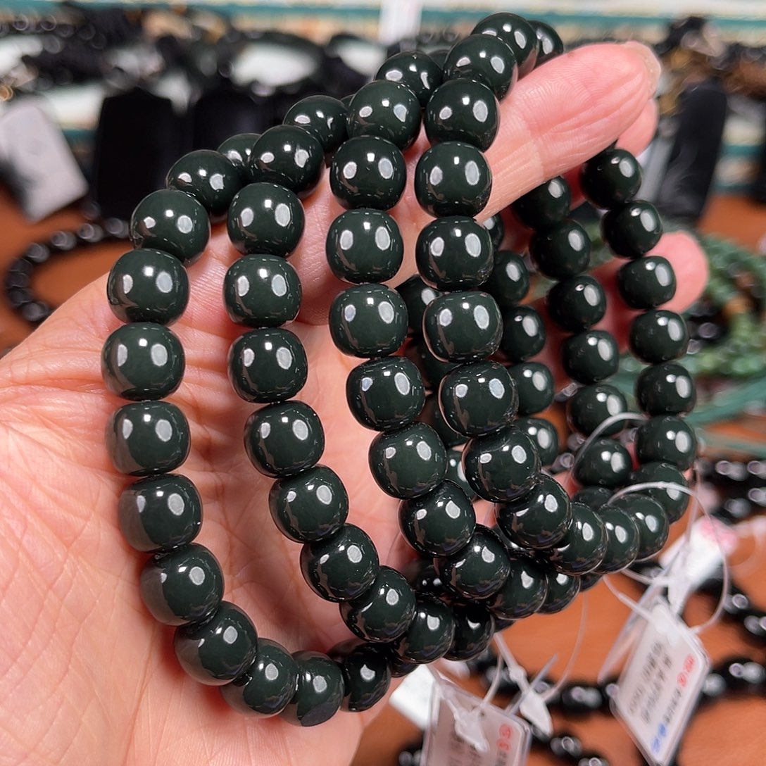 手***卡手串未镶嵌和田玉