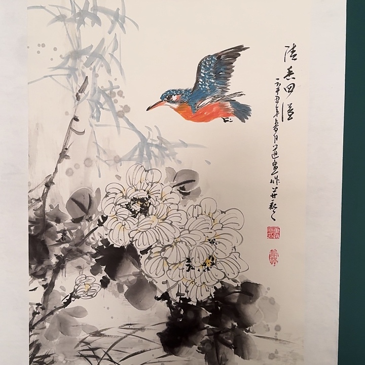 国画董老师作品画作