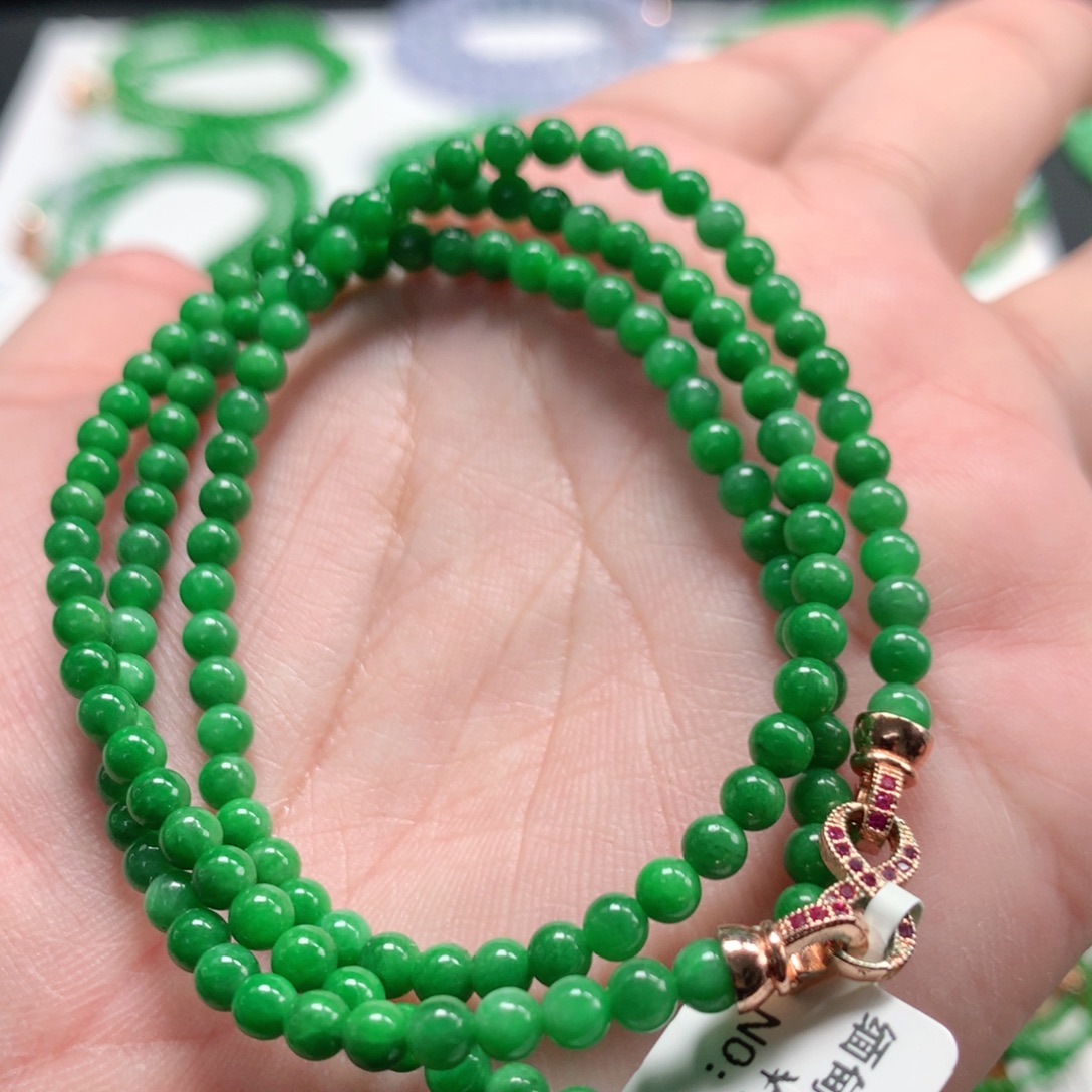 翡翠未镶嵌手链翡翠