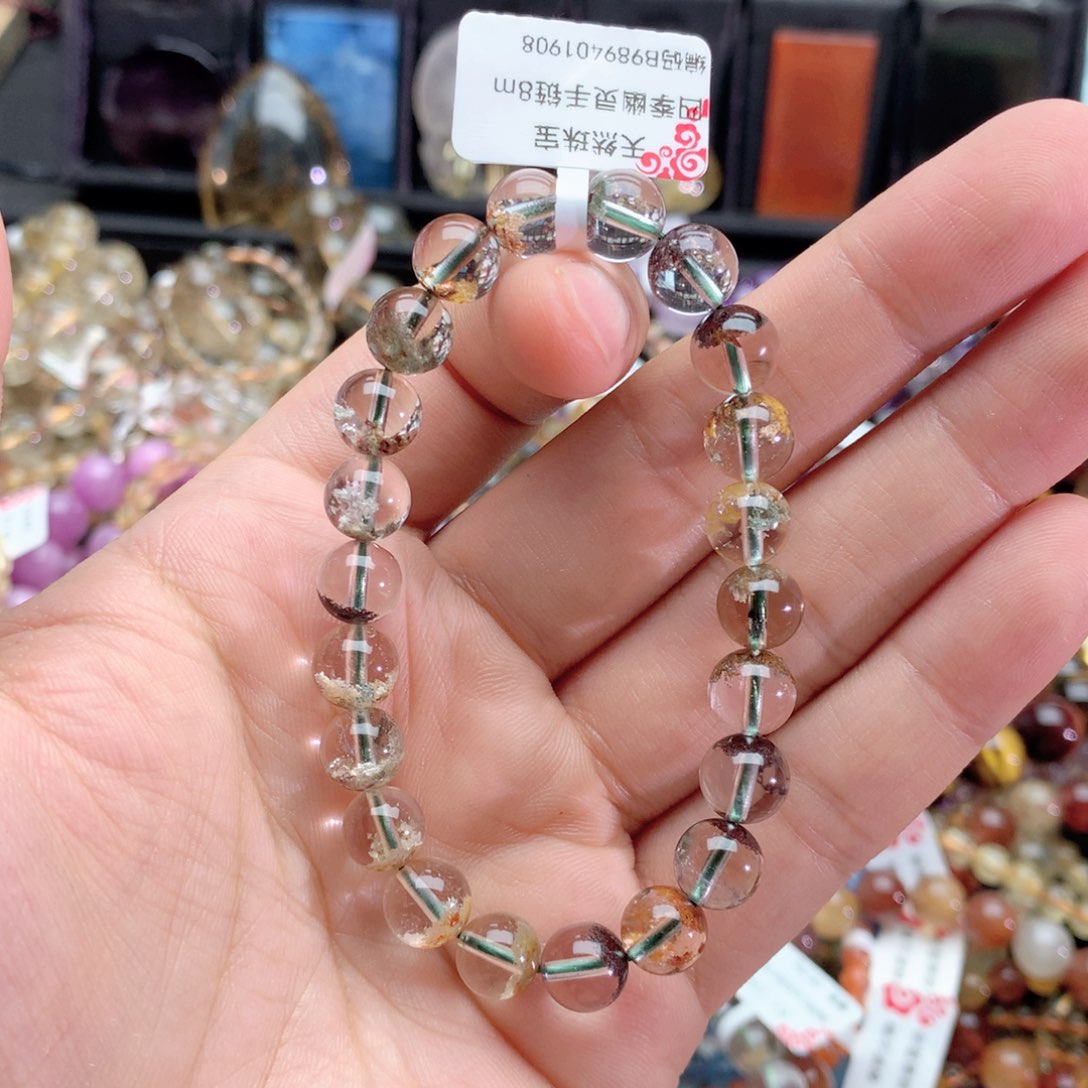 水晶手链未镶嵌蛋*四季幽灵手链8+