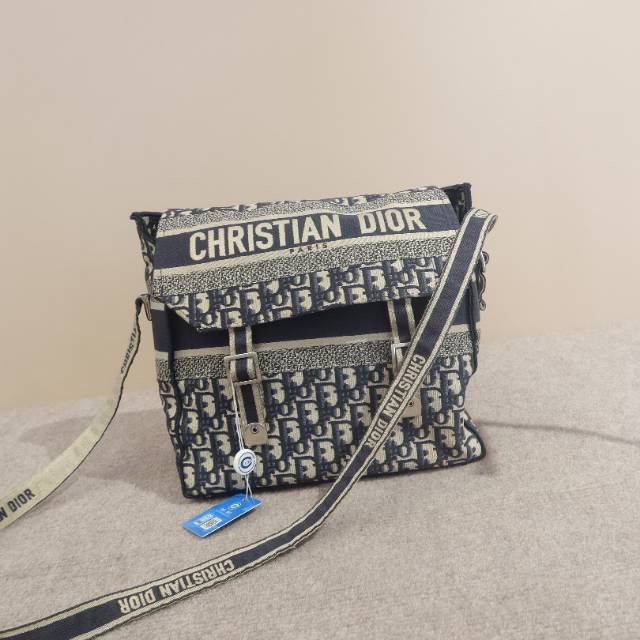 DIOR/迪奥 单肩包 中号老花满印邮差单肩包 wx7184/2506