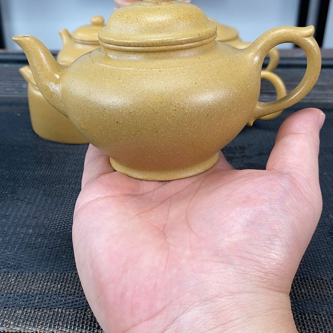 茶壶紫砂黄金段笑樱容量250毫升