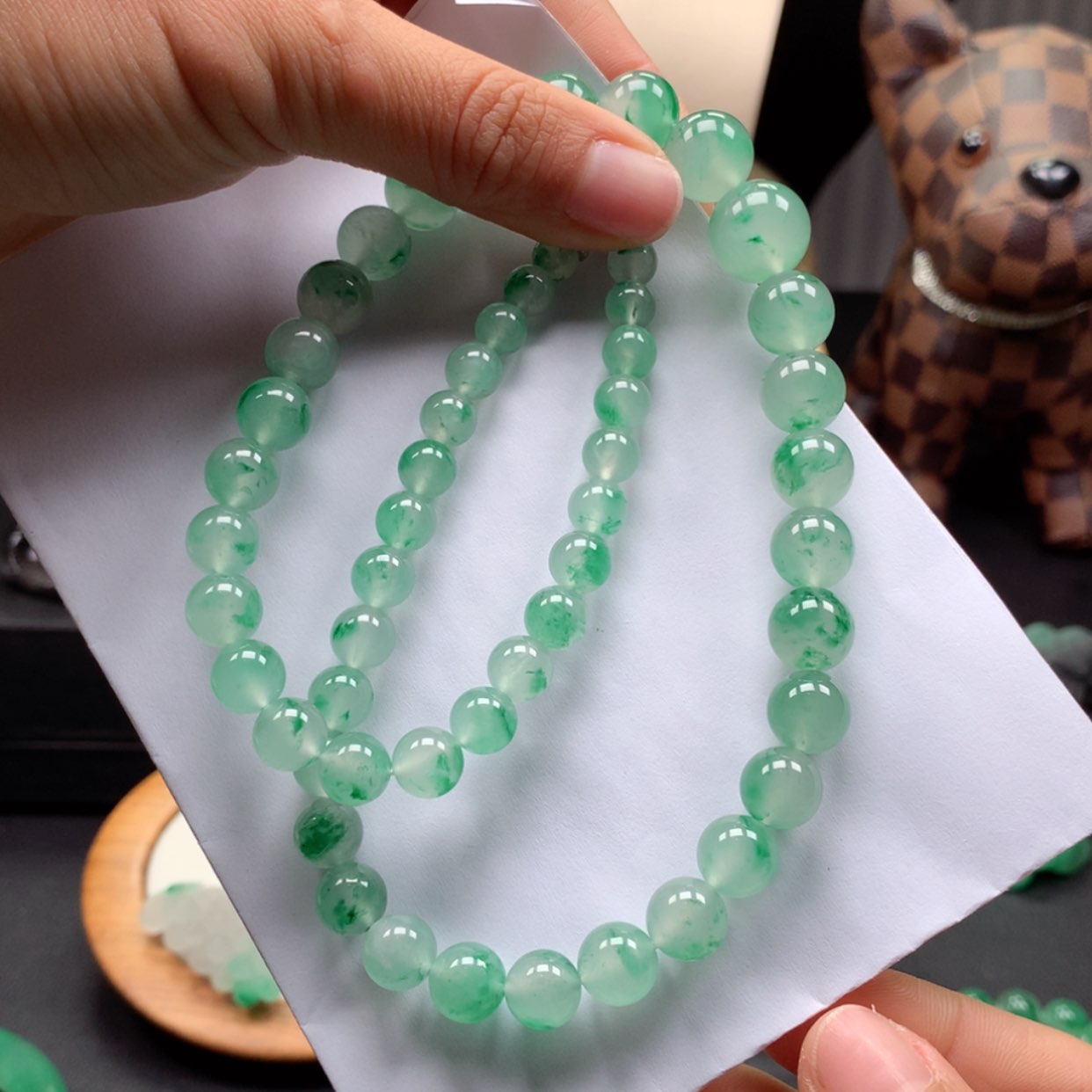 【闪购商品】颈饰未镶嵌石英质玉母*虎