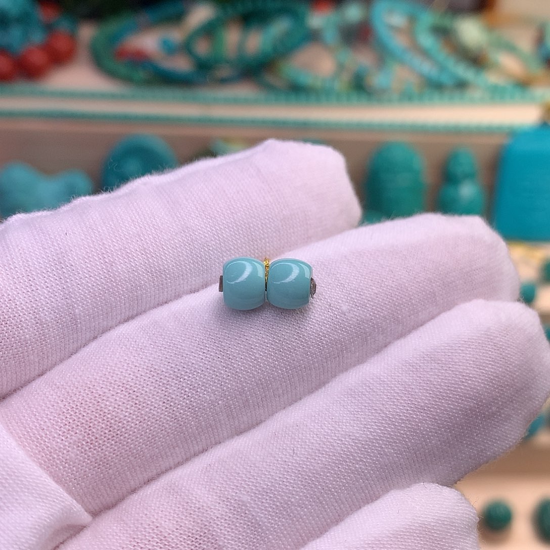 绿松石珠宝半成品未镶嵌