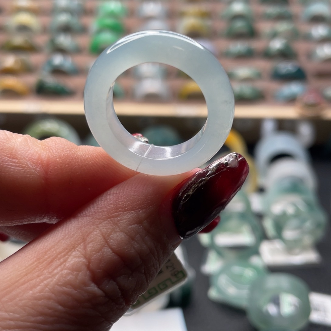 翡翠戒指未镶嵌戒指16