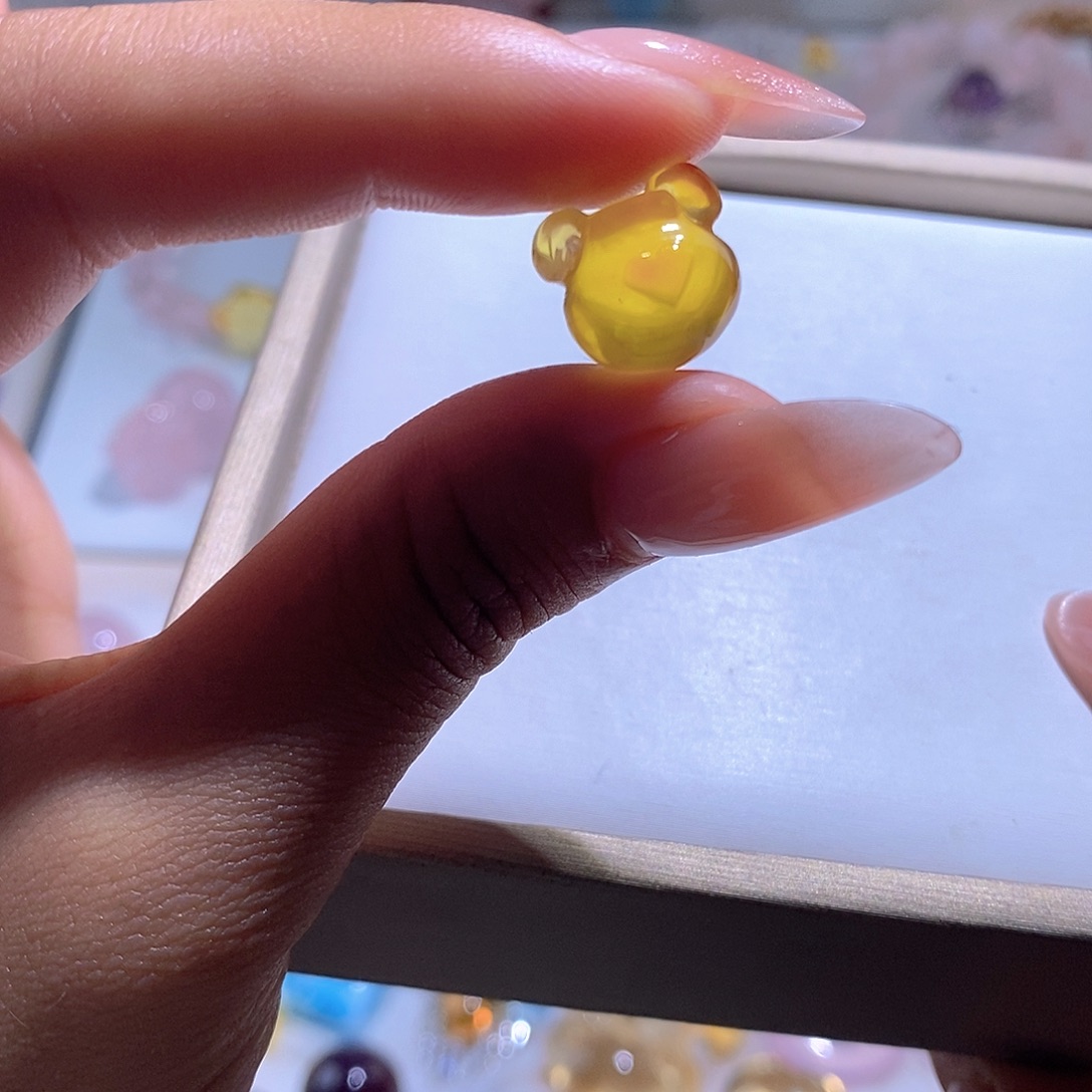 未镶嵌珠宝半成品水晶吊坠