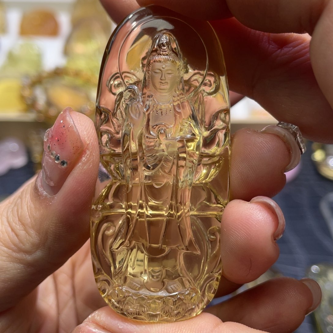 水晶颈饰未镶嵌定制