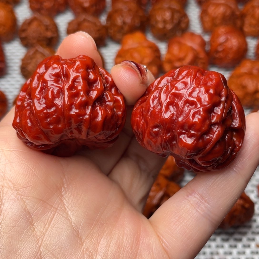 桃核吊坠文玩核桃 手把件 蛤蟆头 37