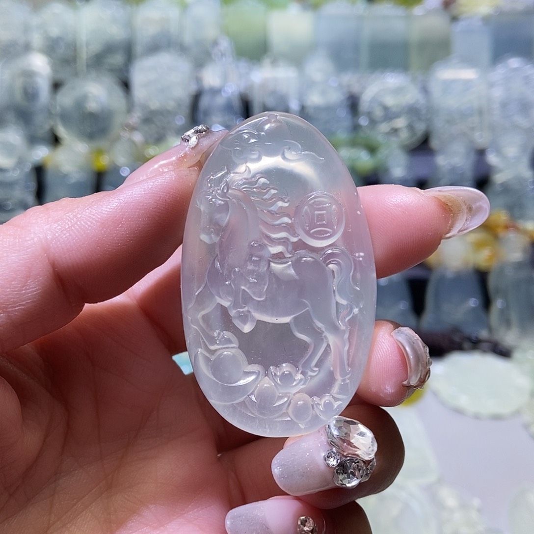 岫玉吊坠未镶嵌吊坠