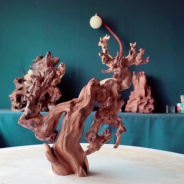 黑果木用****9044金丝红木羊蹄甲半成品