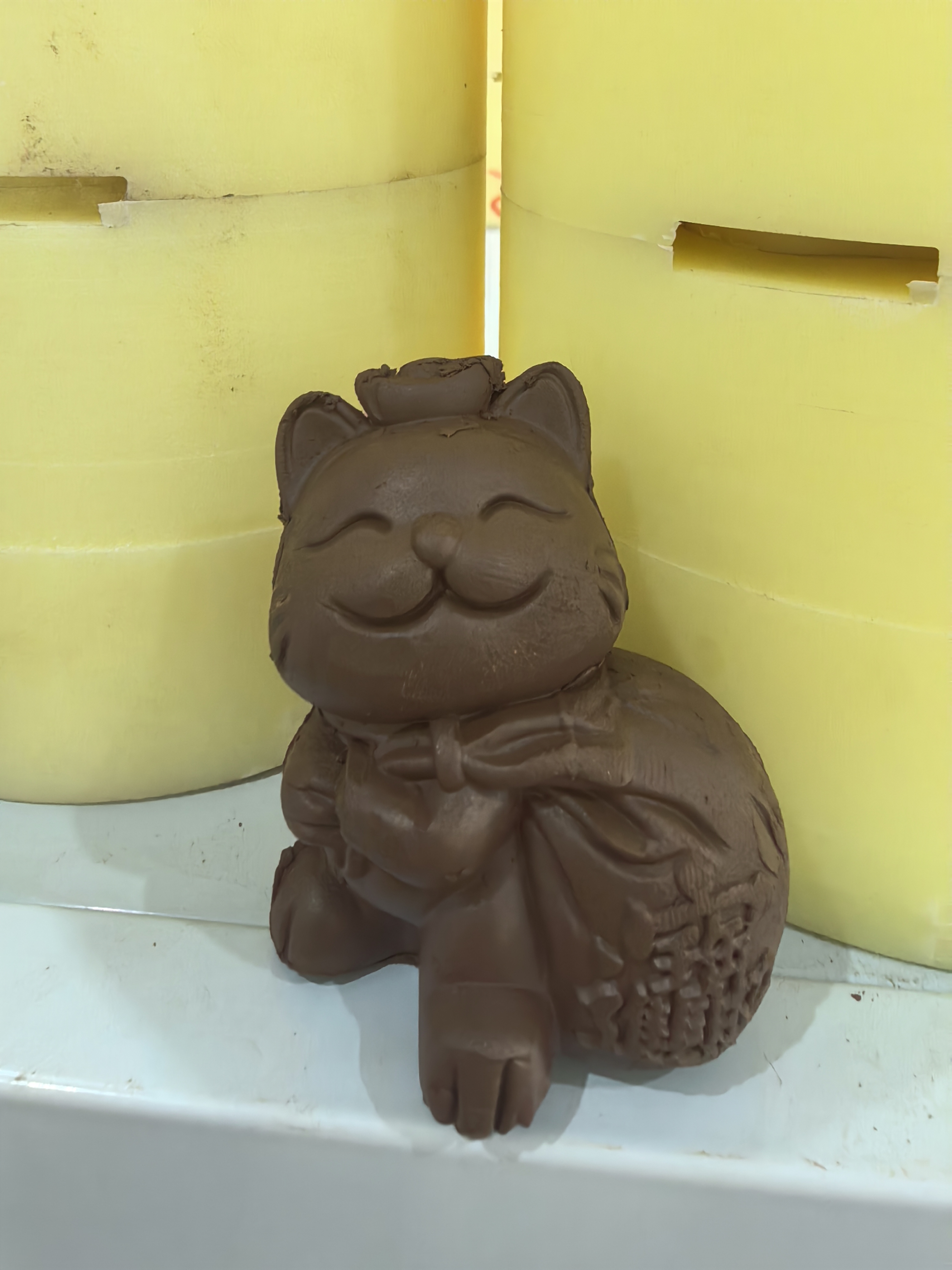 小许敲敲模手工陶瓷猪十二生肖茶宠弥勒佛紫砂模具可爱茶玩茶道