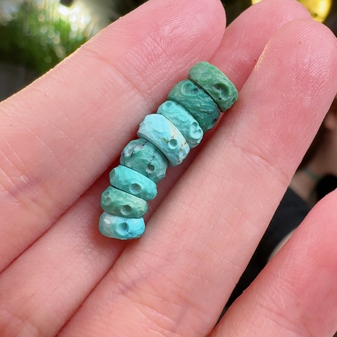 绿松石珠宝奇石未镶嵌