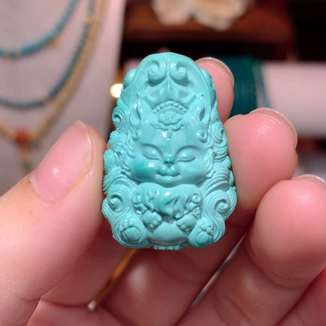 绿松石珠宝奇石未镶嵌