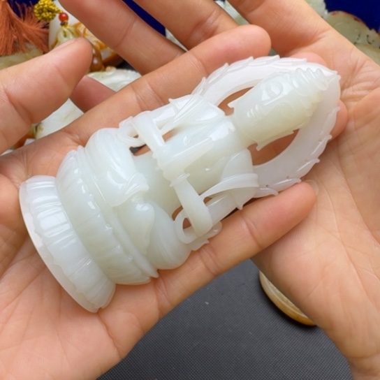 和田玉挂件未镶嵌芸*