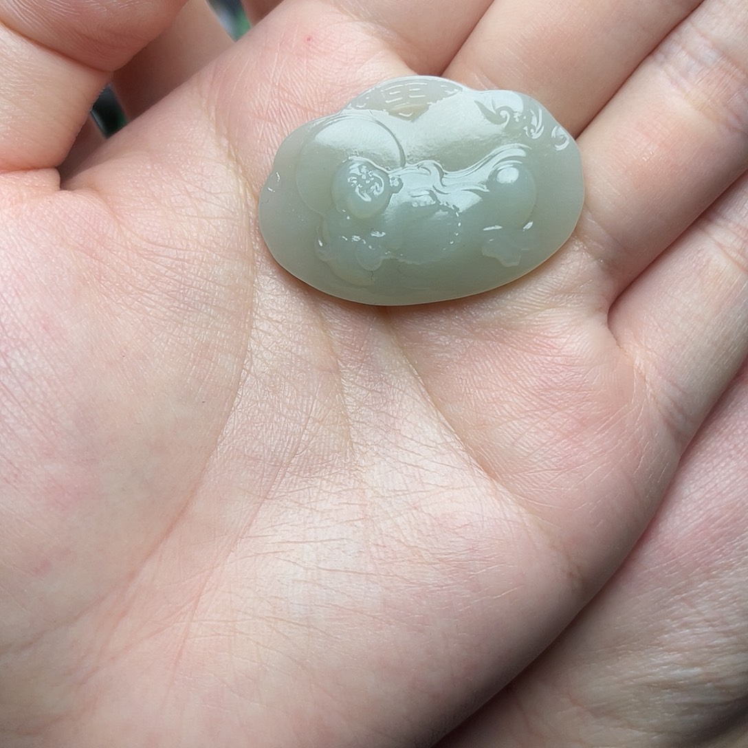 和田玉未镶嵌颈饰06