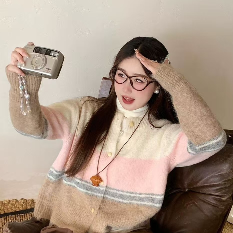 慵懒风宽松秋冬毛衣C00