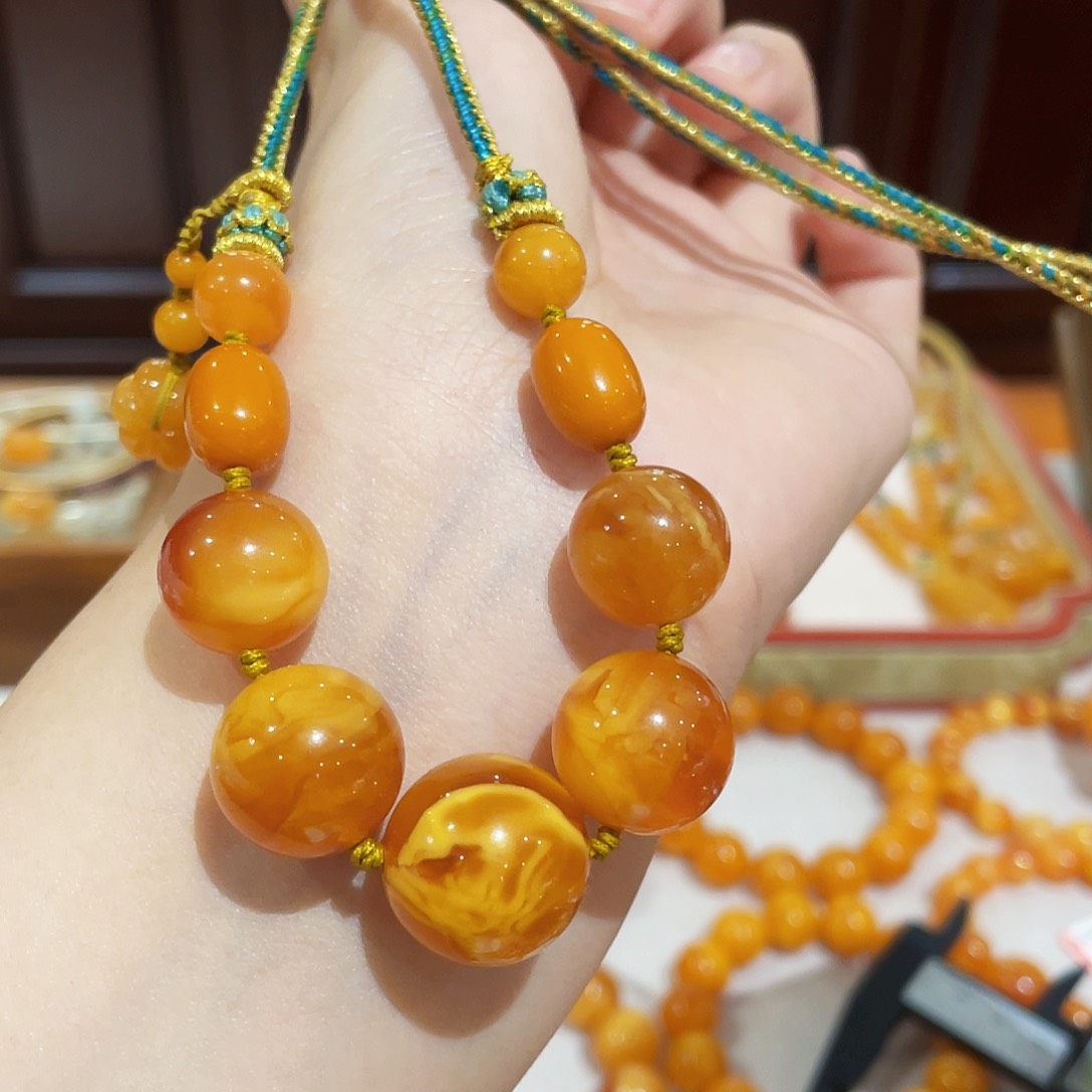 蜜蜡手链未镶嵌手串