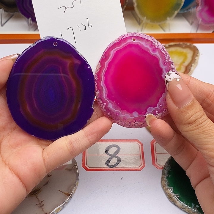 上***水玛瑙/玉髓合金颈饰