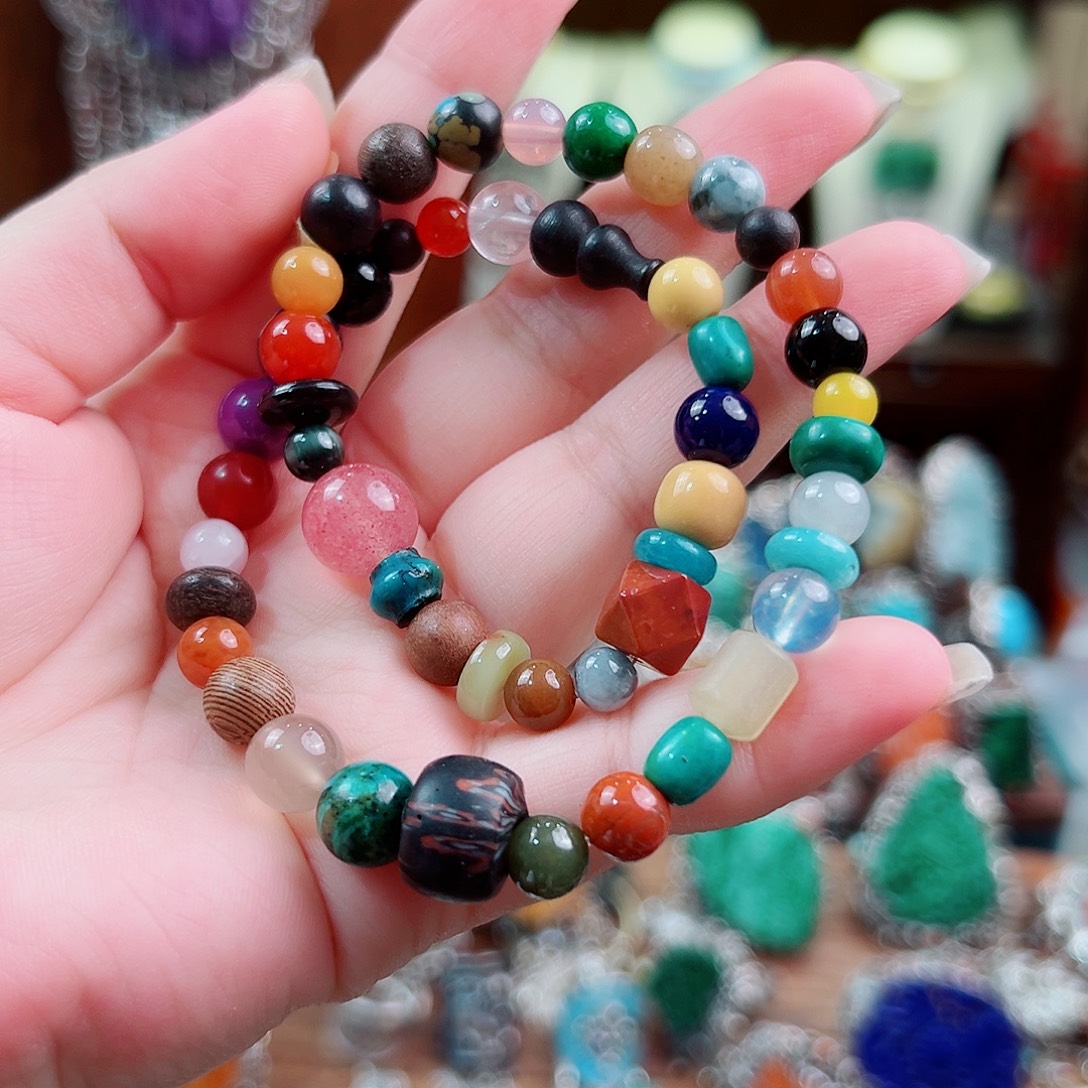 玛瑙未镶嵌手链国风