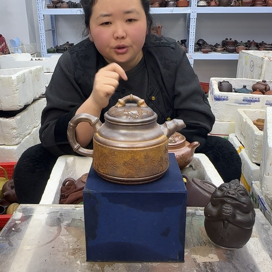 茶壶紫砂宜兴紫砂壶瑕疵处理