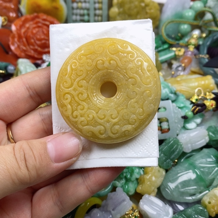 翡翠吊坠(不含链)未镶嵌微***A