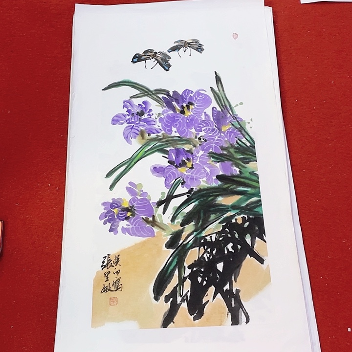 国画张圣敏先生纯手绘作品