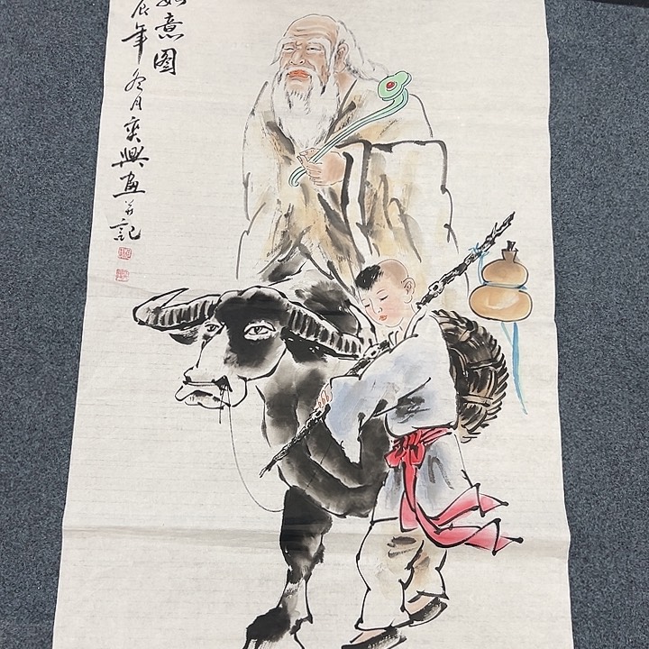 国画纯手绘字画宣纸