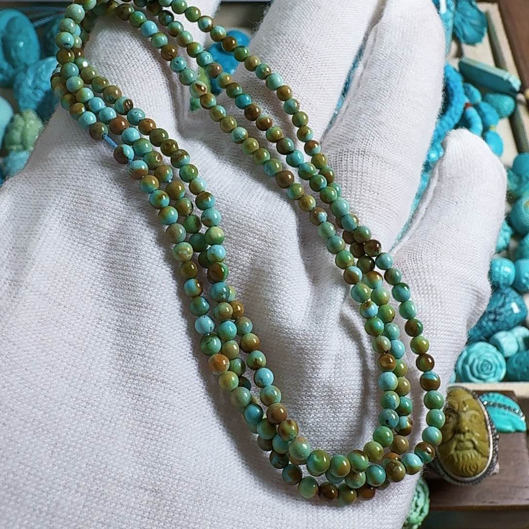 绿松石珠宝奇石未镶嵌蔚***心