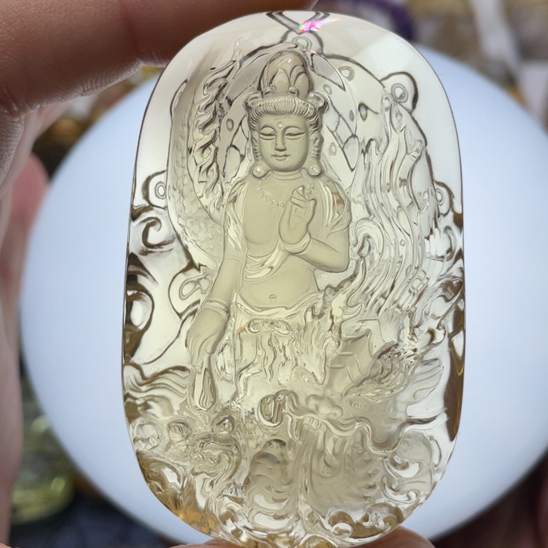 水晶颈饰未镶嵌定制