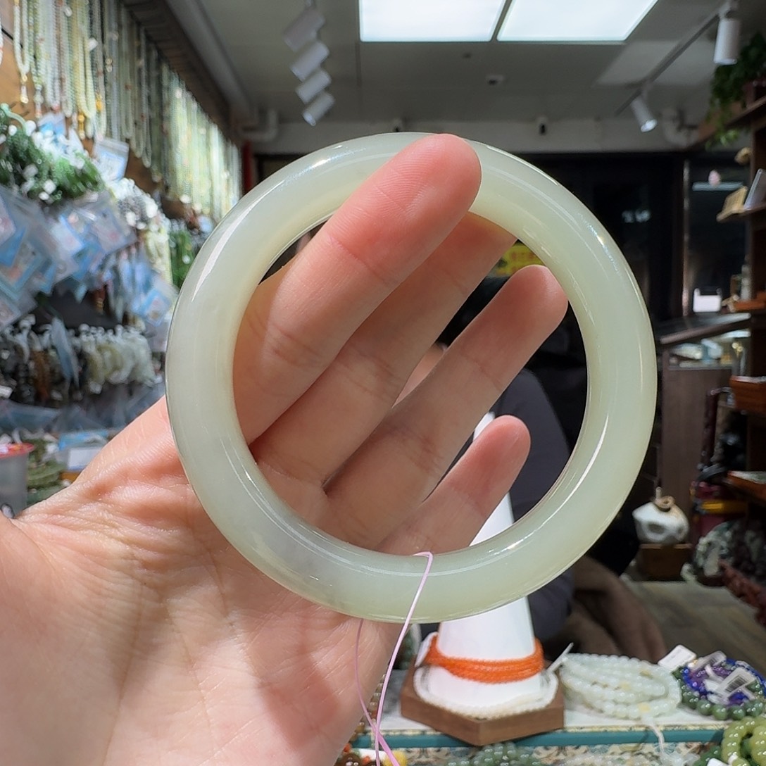 和田玉未镶嵌手链56