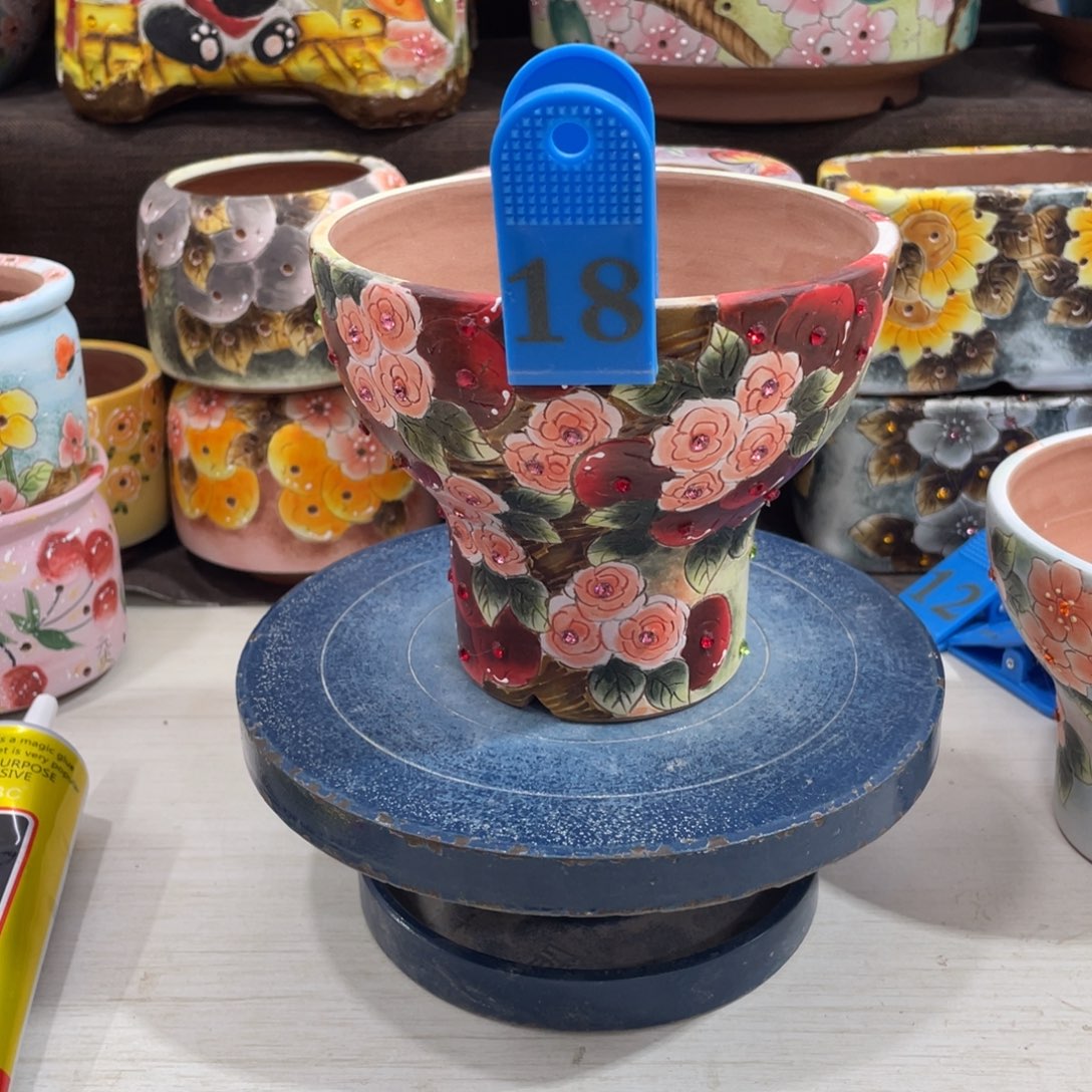 红陶特价小火锅花盆