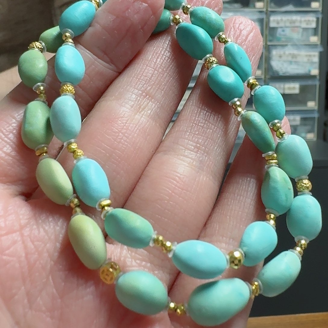 绿松石珠宝奇石未镶嵌