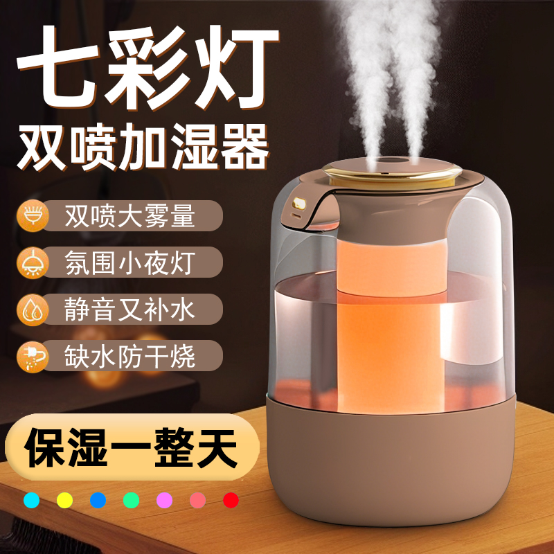 车载加湿器卧室家用静音客厅房间大喷雾学生宿舍大雾量空气保湿器