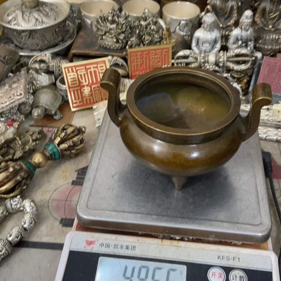 元芳桶摆件老杨黄铜。