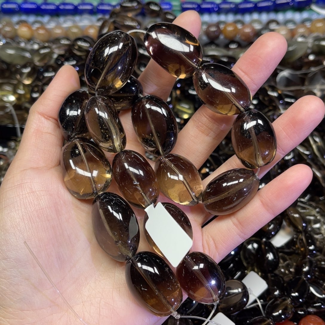 王***颖玛瑙/玉髓散珠茶晶