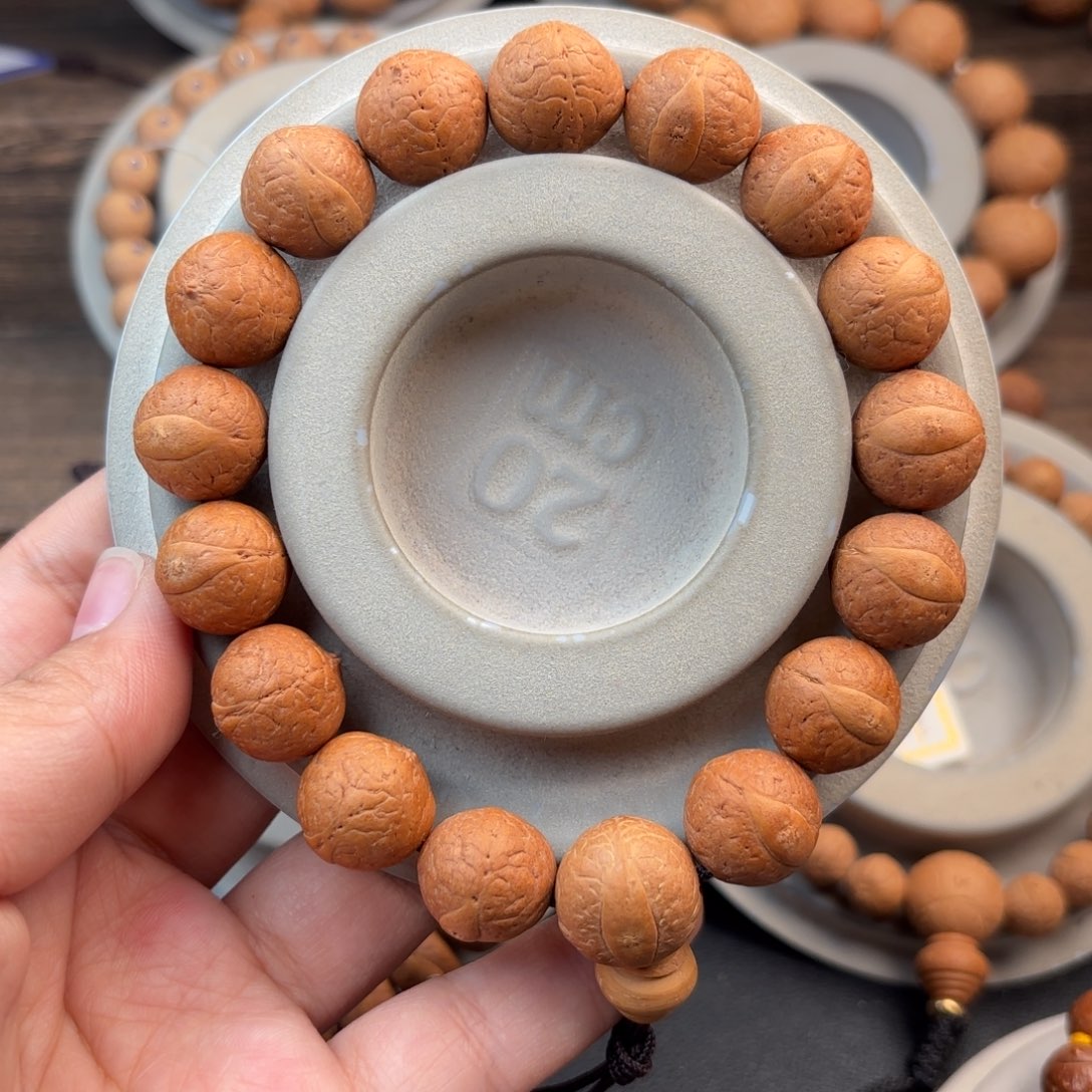 凤眼菩提手串ℳ****?15mm红皮大眼精品