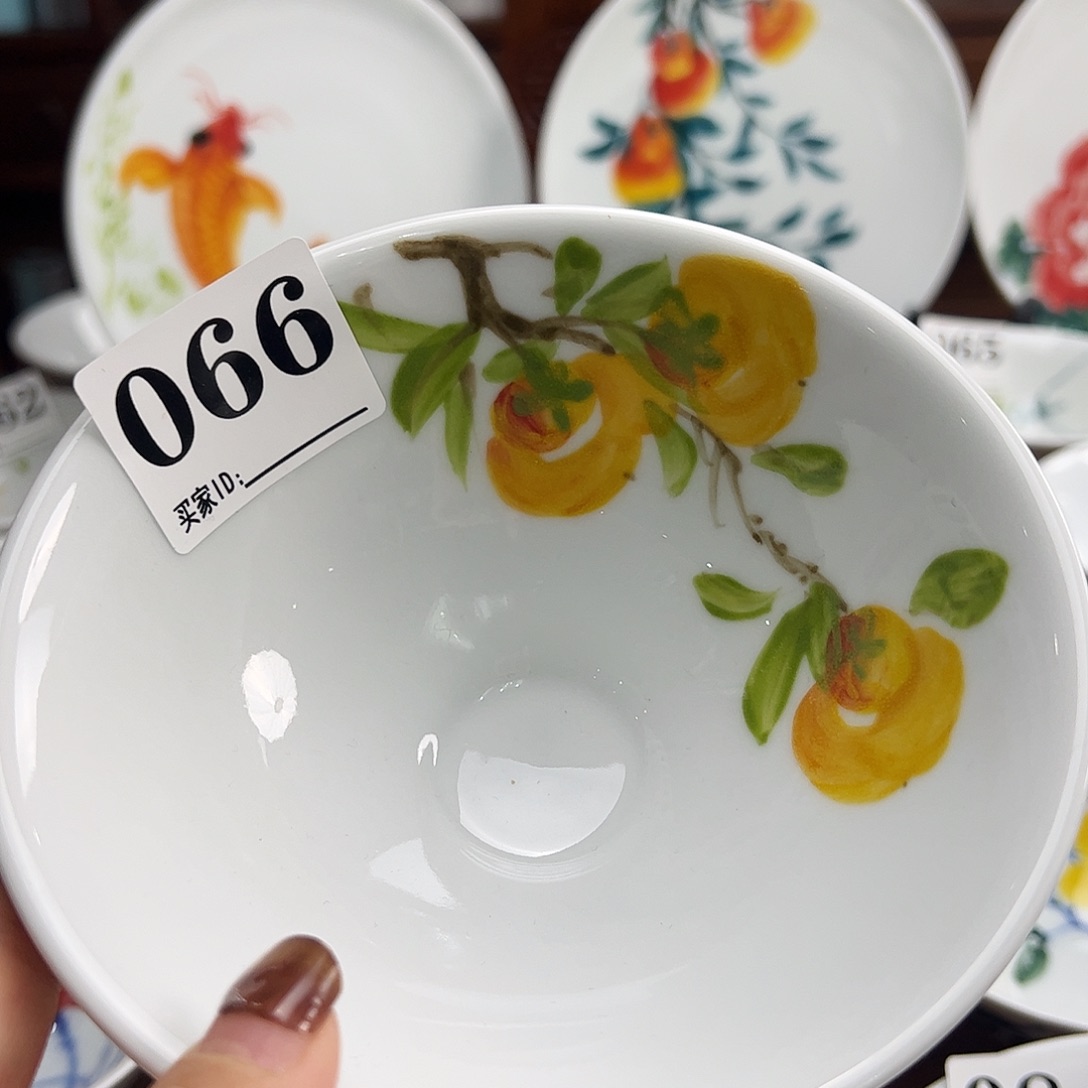 瓷片景德镇陶瓷手工手绘制作