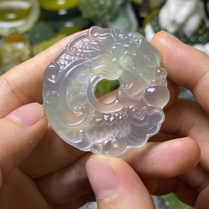 岫玉岫玉挂件未镶嵌