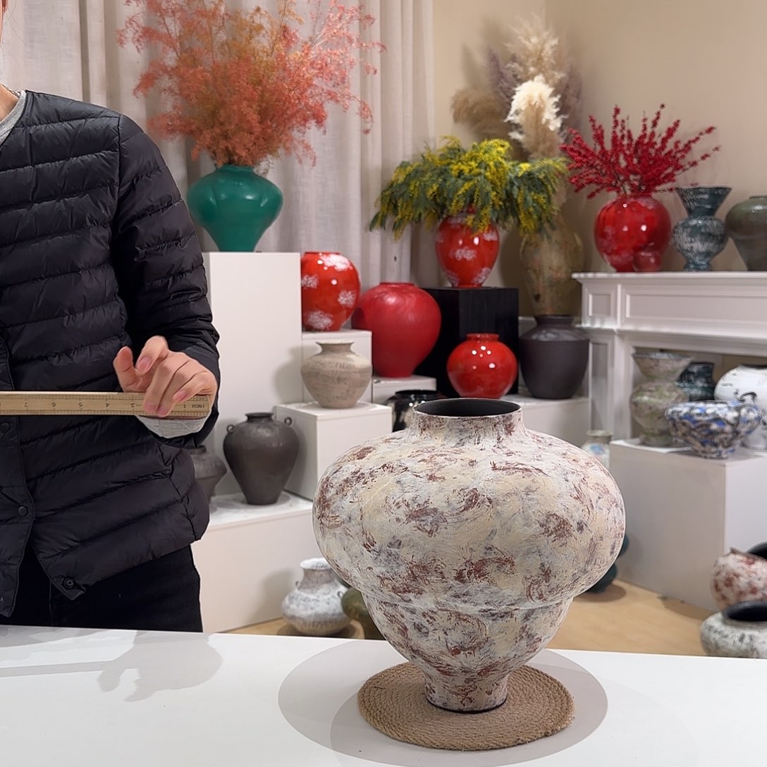 摆件花瓶口9高27闪拍94